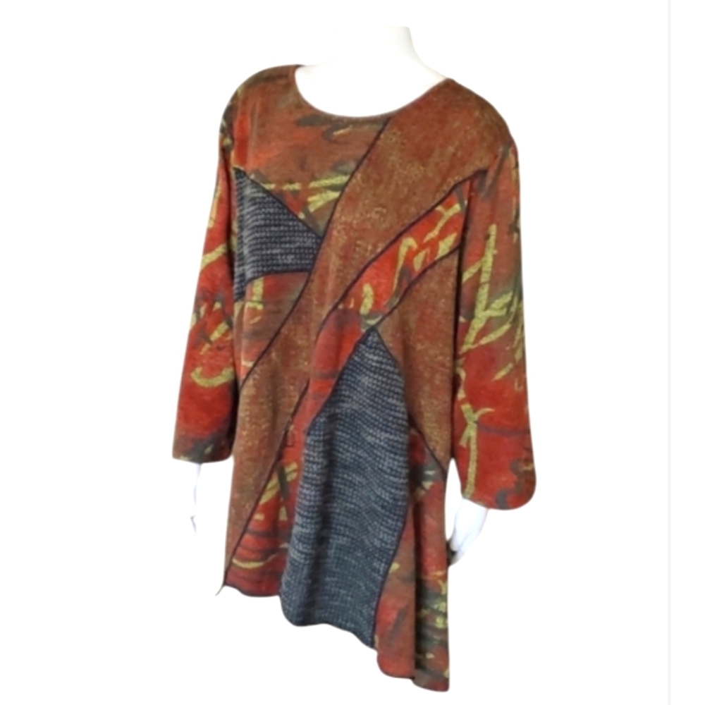Multiples Multicolor Sweater Tunic. Size 2x. - image 2